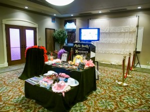 Hollywood style Photo booth setup at the Carriage House Inn