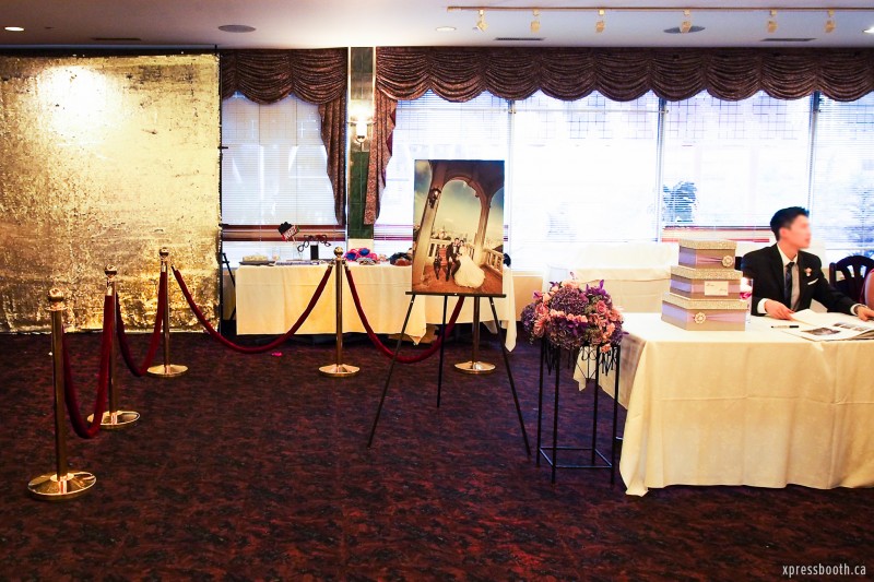 Elegant Photobooth Reception Area