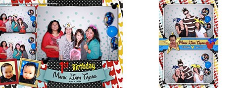 Liam's First Birthday Photo Booth in Calgary