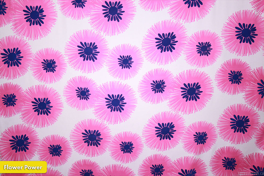 Photo Booth Backdrop Flower Power