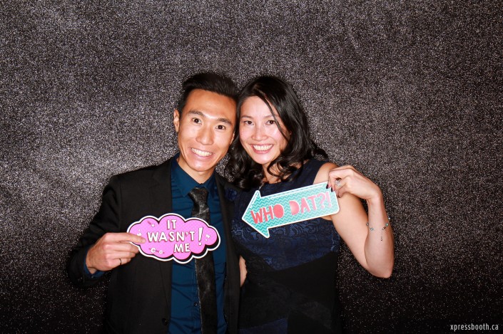 Photo booth signs who dat and it wasn't me! One of our past clients!
