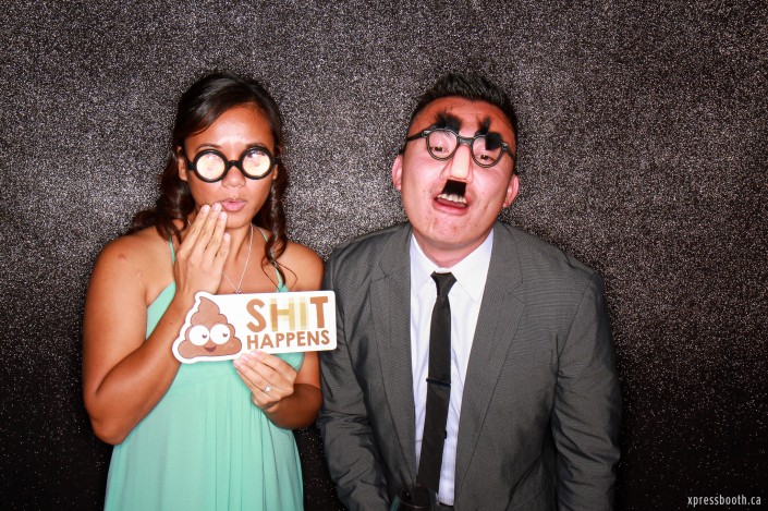 Wacky couple, one of our past clients from a wedding in Azuridge, Priddis, AB