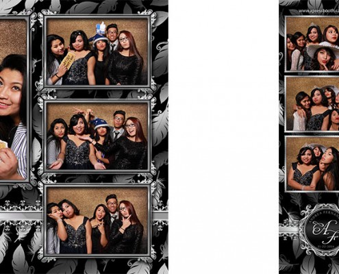 Photo booth pictures from Andrea's 18th Birthday Debut at the Inglewood Community Hall in Calgary
