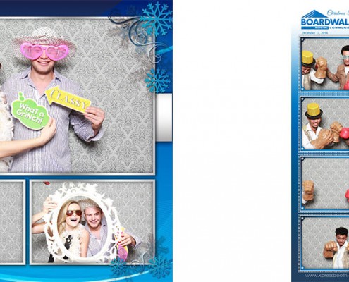 Boardwalk Christmas party photo booth images - The Metropolitan Conference Centre in Calgary