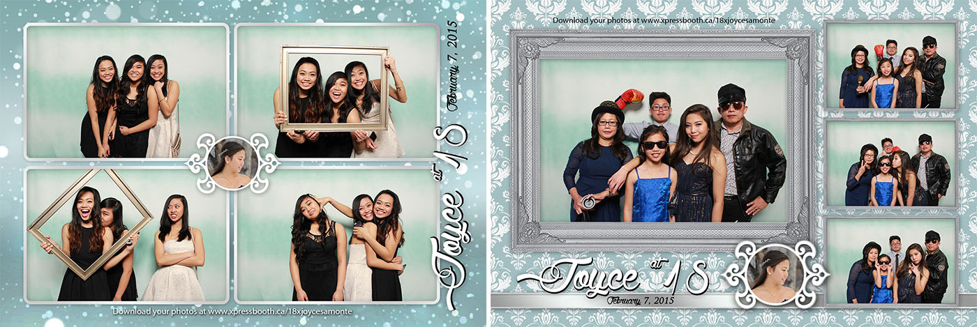 Joyce 18th Birthday Debut Photo Booth Pictures