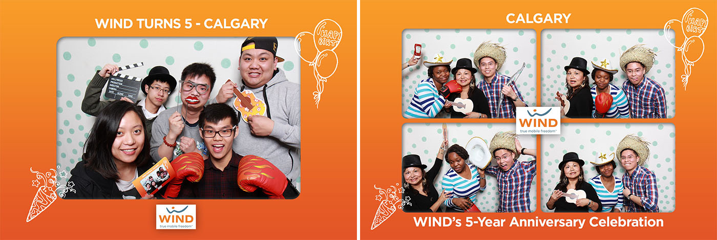 Wind Turns 5 Photo Booth