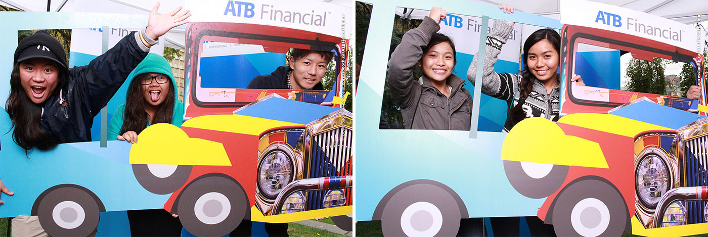 ATB Financial at the First Fiesta Filipino at the Olympic Plaza in Calgary