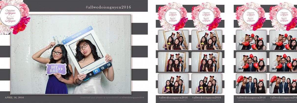 Photo Booth Pictures from Christine & Steven's Wedding at the Magnolia Banquet Hall