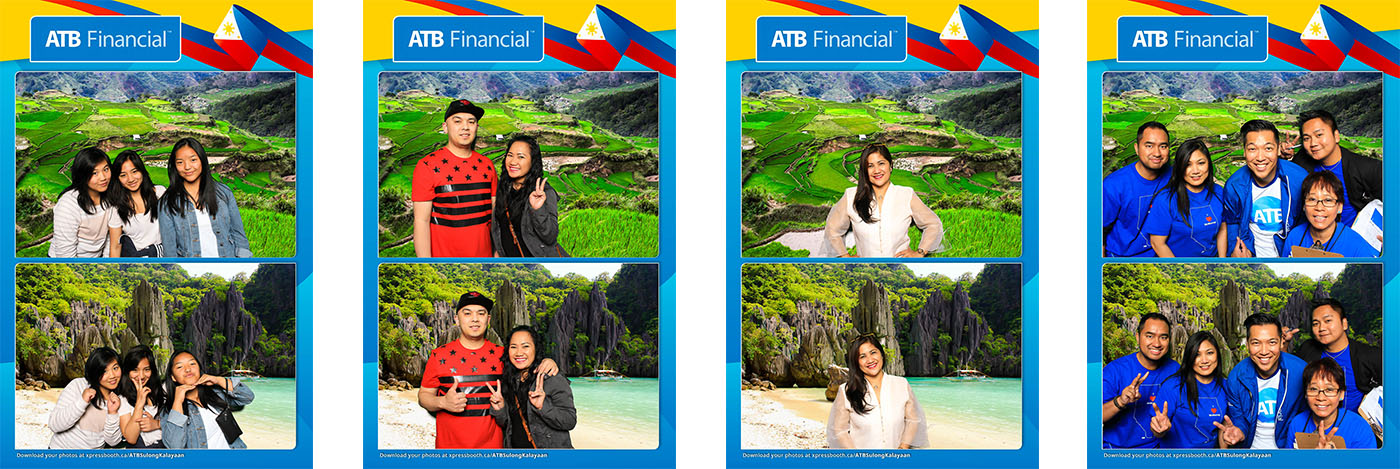 Green Screen Photo Booth with Trade Show Setup for ATB Financial at the Philippine Independence Day Celenration