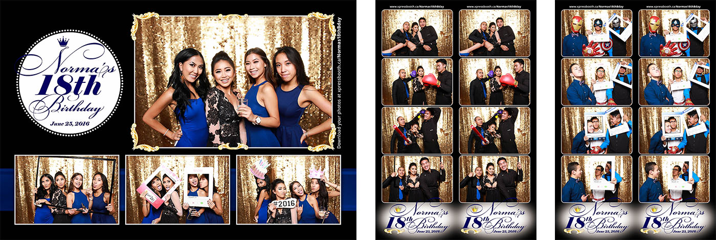 Photo Booth at Norma's 18th Birthday