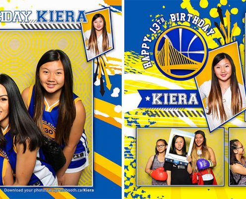Kiera's Basketball theme 13th Birthday Party at the Genesis Centre in Calgary