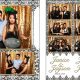 Photo Booth Pictures from Janice and Jayson's Gold, Black, and White Wedding in Downtown Calgary
