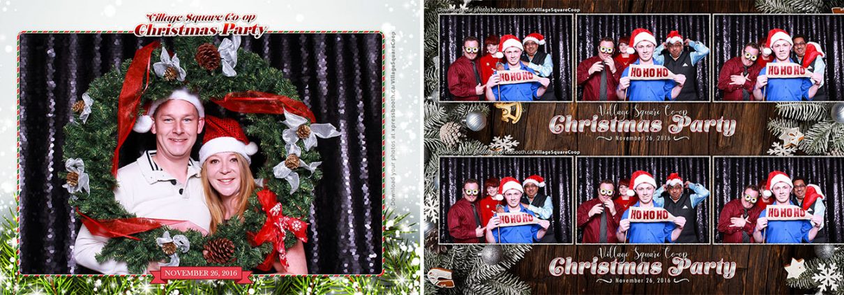 Christmas Party Photo Booth of Village Square Coop at the Croatian Cultural Centre