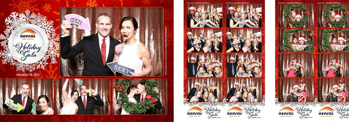Photo booth gallery for the Repsol Sport Holiday Gala at the Carriage House Inn