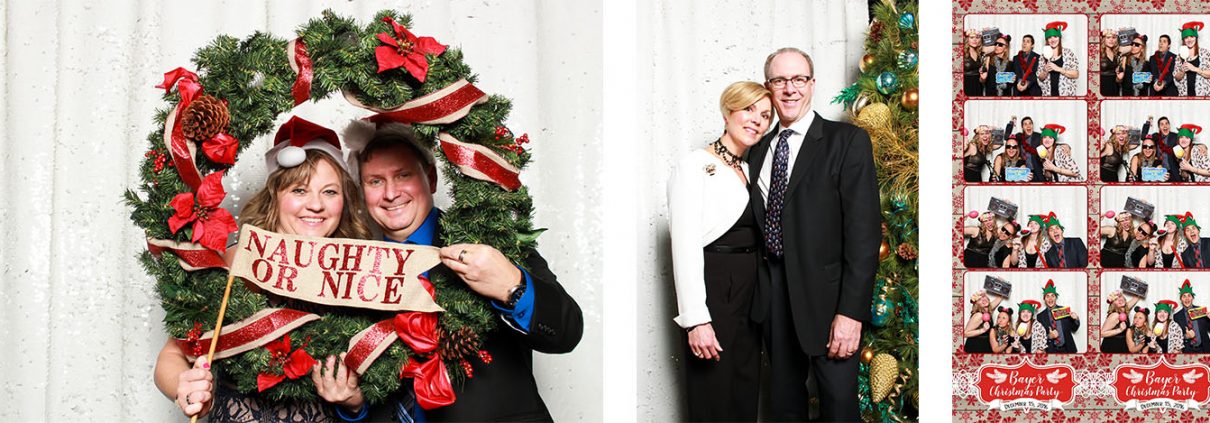 Bayer Christmas Party Photo Booth with Formal Portraits