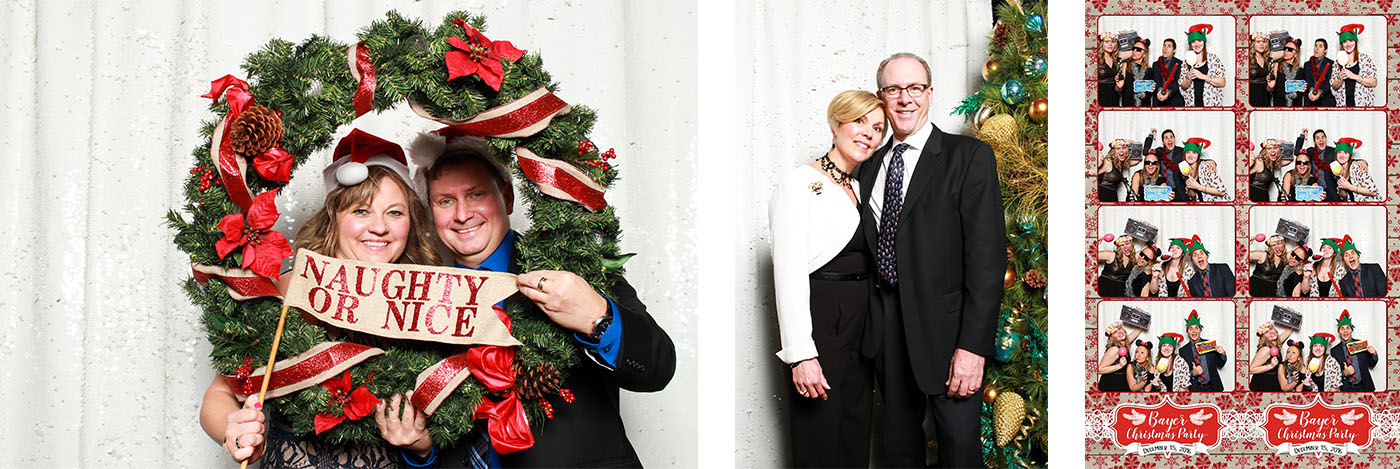 Bayer Christmas Party Photo Booth with Formal Portraits