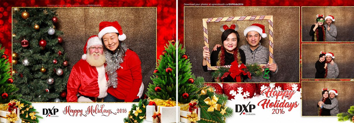 DXP Kids Christmas Party Santa Photo Booth at the Telus Spark