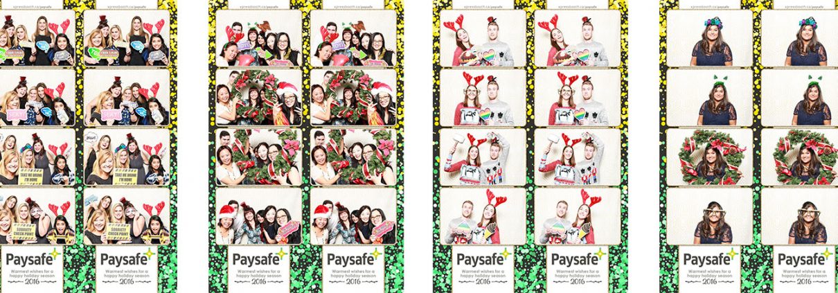 Paysafe Christmas Party Photo Booth at the Valley Ridge Golf Course