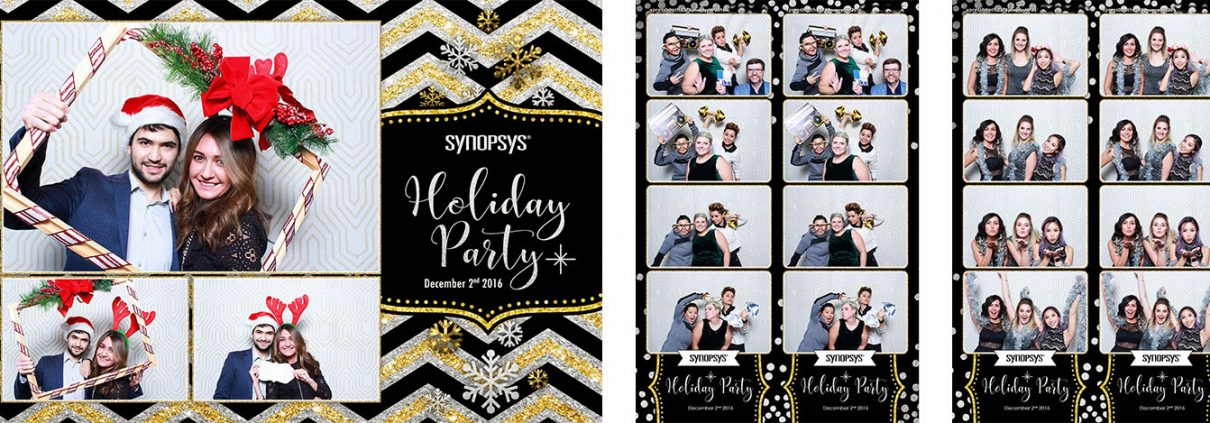 Synopsys Christmas Party Photo Booth at Teatro Restaurant Calgary