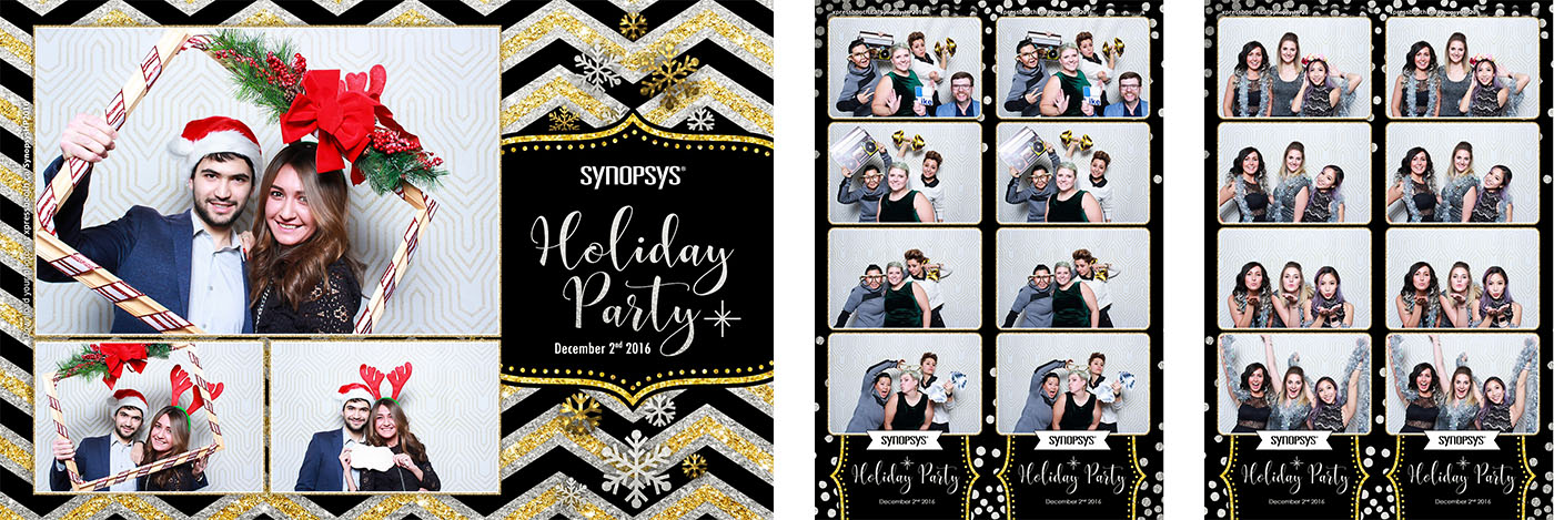 Synopsys Christmas Party Photo Booth at Teatro Restaurant Calgary