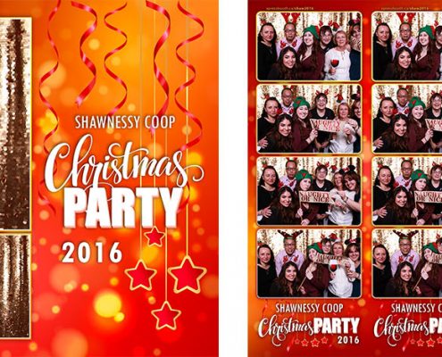 Shawnessy Coop Christmas Party Photo Booth at the Canyon Meadows Golf Club