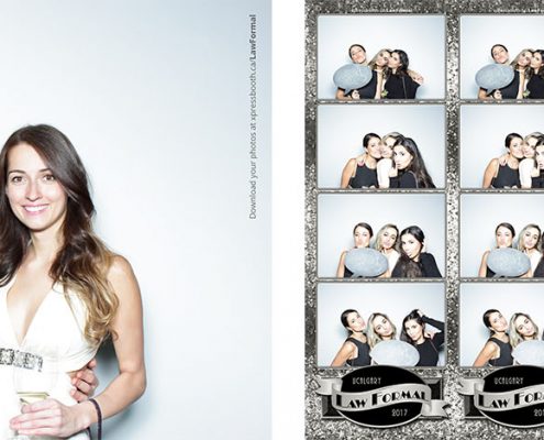 University of Calgary Law Formal Glam Photo Booth at the Hotel Arts