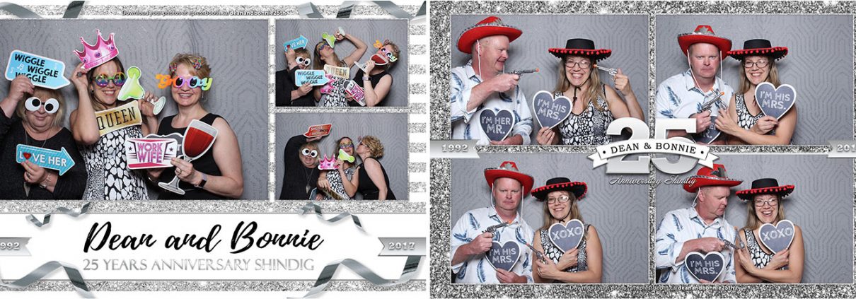 Dean & Bonnies 25th Anniversary Photo Booth at Highwood Community Association