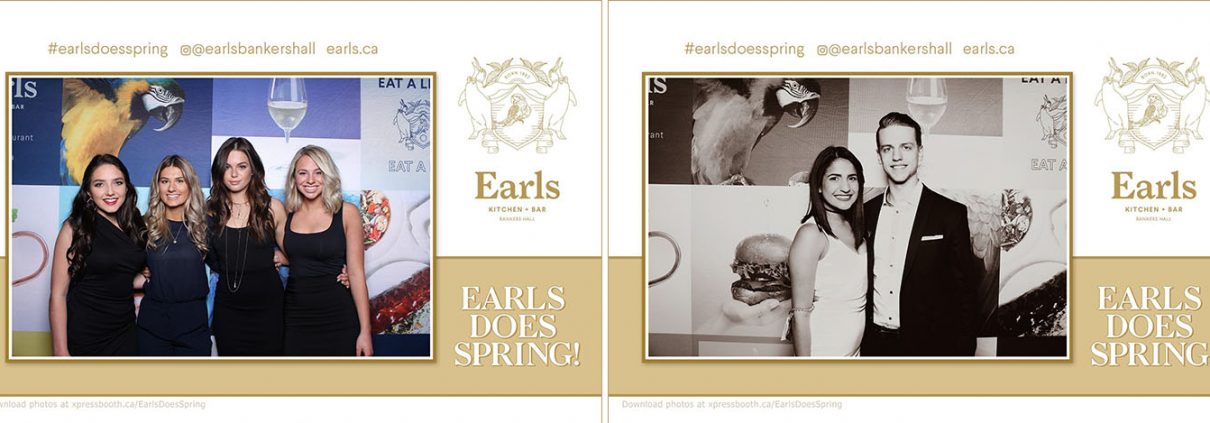 Photos and Boomerang Animated GIFs at Earls Does Spring! Party at Bankers Hall Calagry