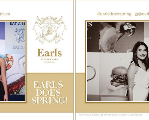 Photos and Boomerang Animated GIFs at Earls Does Spring! Party at Bankers Hall Calagry