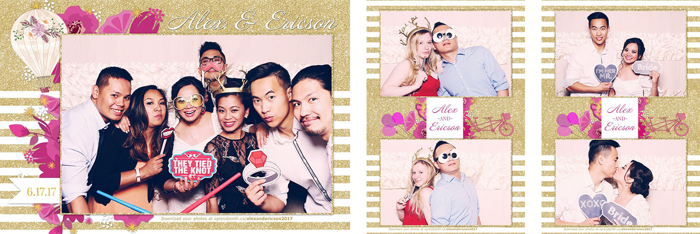 Alex & Ericson's Wedding Photo Booth at the Four Points by Sheraton Calgary