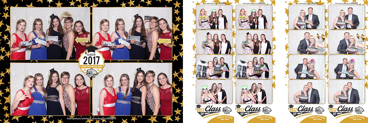 Graduation Photo Booth for Calgary Christian High School Prom at Winsport