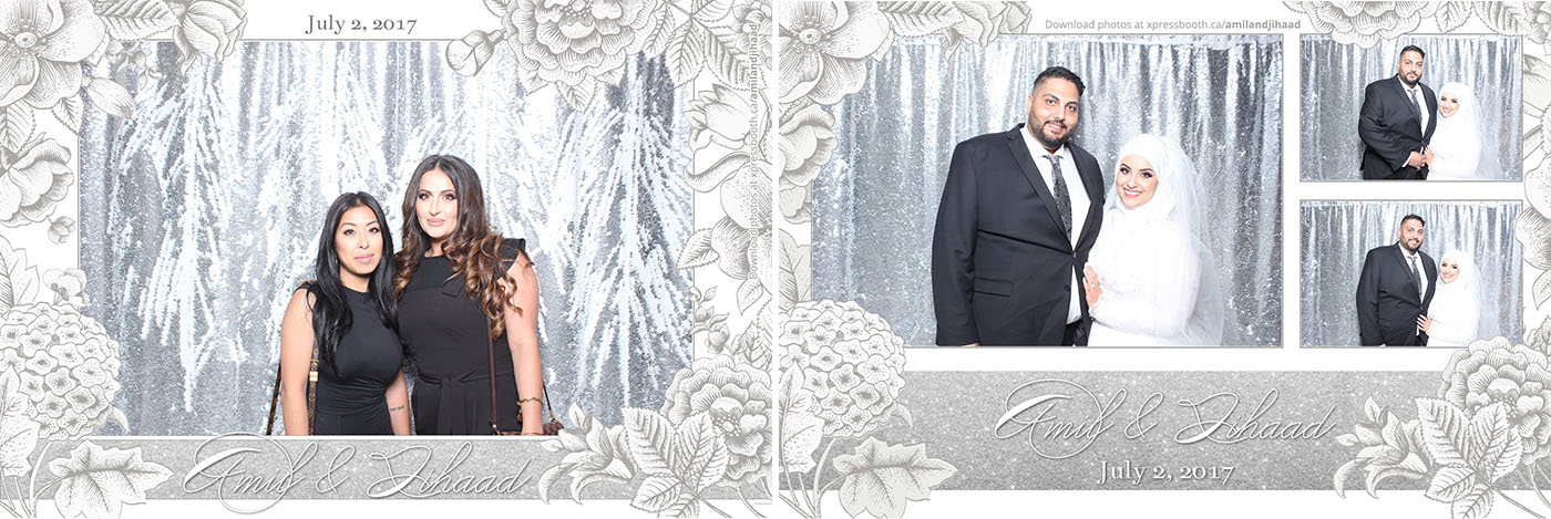 Amil & Jihaad's wedding photo booth