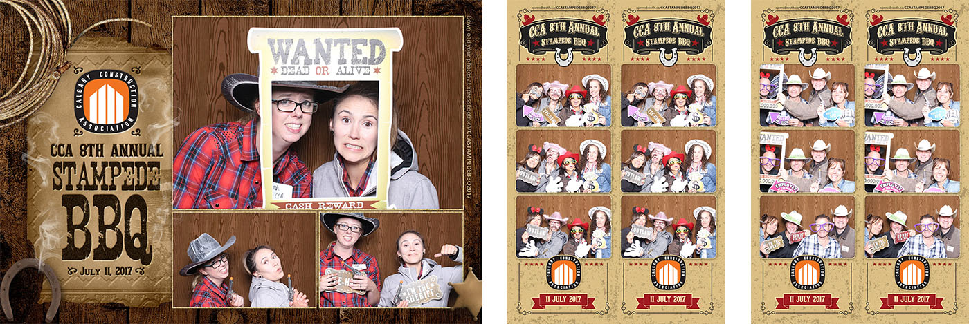 Calgary Construction Association Stampede BBW Western Cowboy Photo Booth