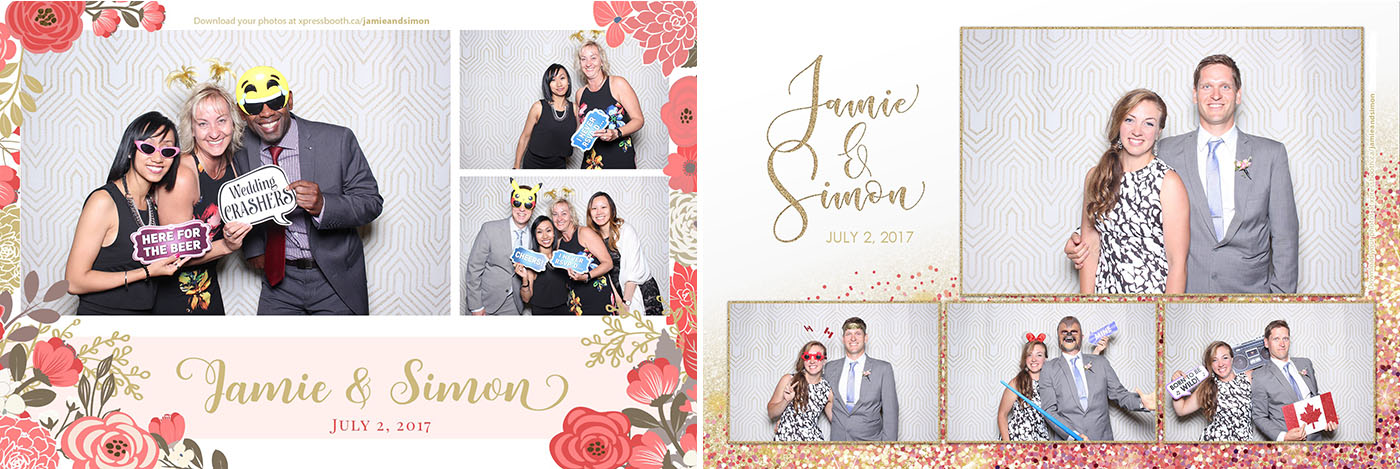 Jamie & Simon's Wedding Photo Booth at Valley Ridge Golf Club