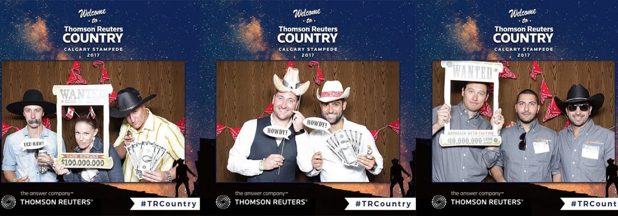 Calgary Stampede Photo Booth with Boomerang Animated GIF Video for Thomson Reuters