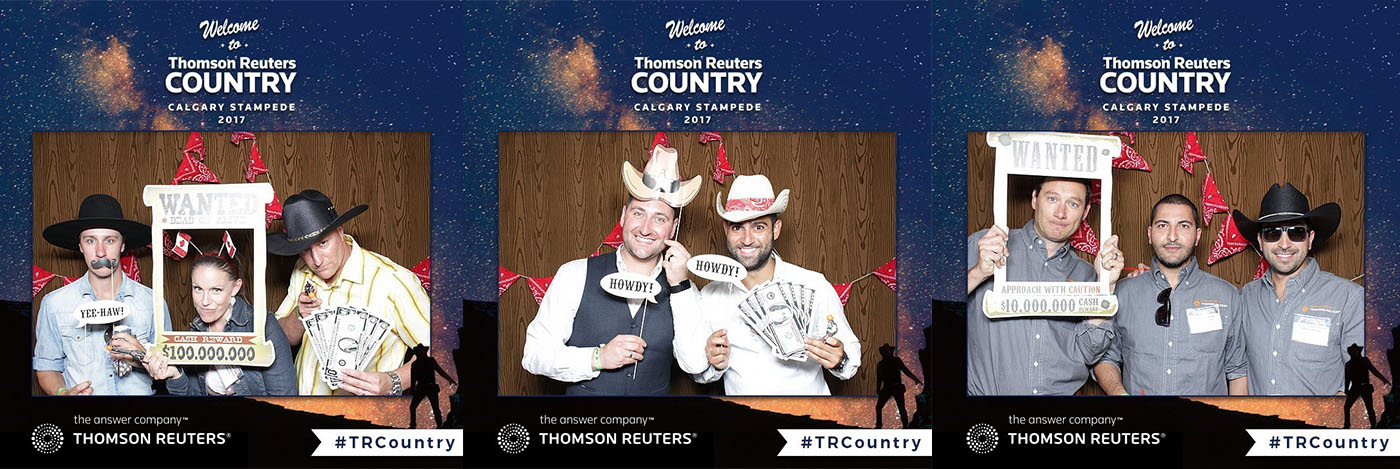 Calgary Stampede Photo Booth with Boomerang Animated GIF Video for Thomson Reuters