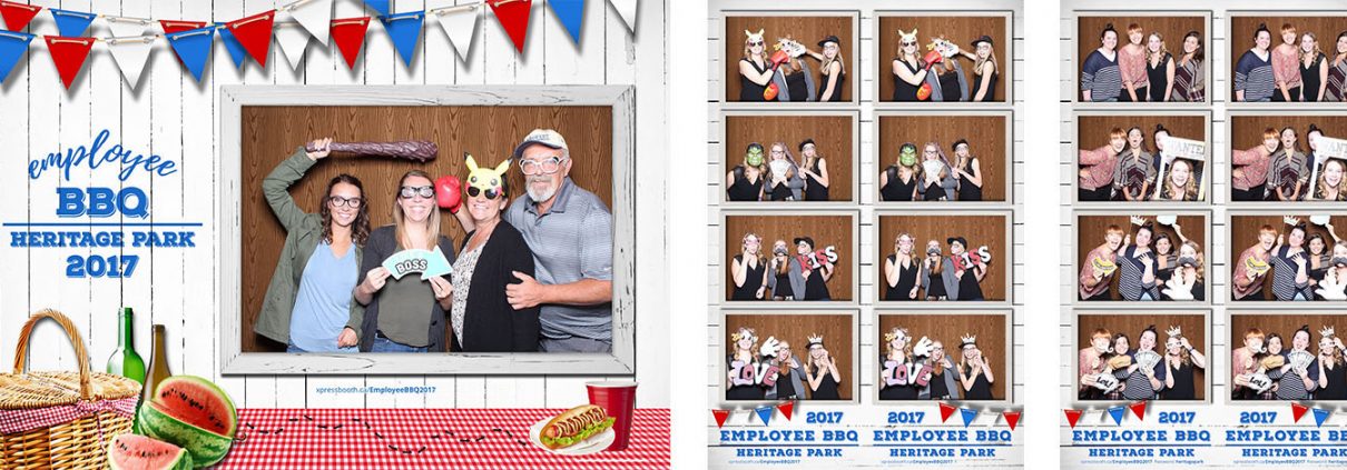 Heritage Park Calgary Employee BBQ Party Photo Booth