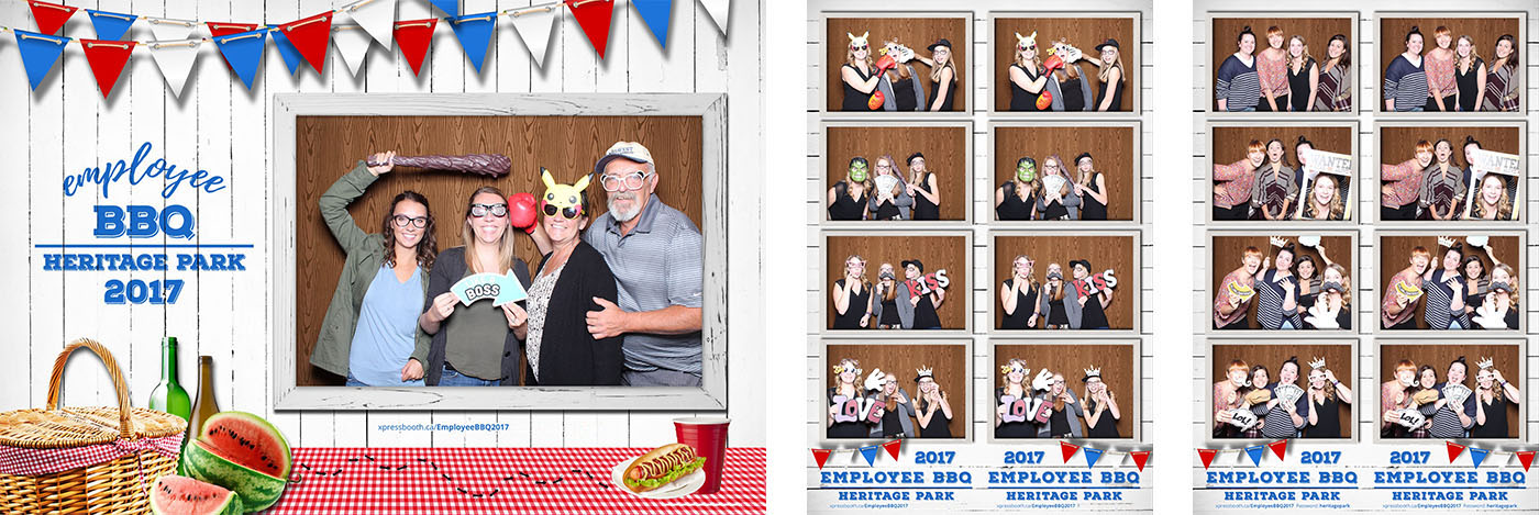Heritage Park Calgary Employee BBQ Party Photo Booth
