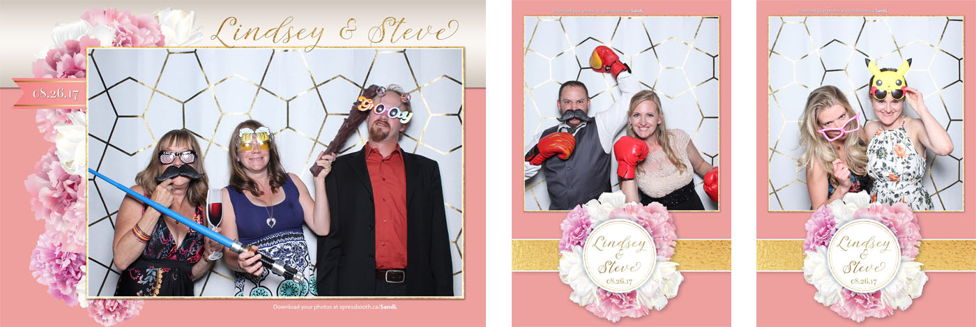 Lindsey & Steve's Wedding Photo Booth at the Hudson Event Space in Downtown Calgary