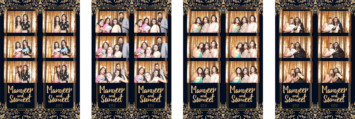 Manveer & Sumeet's Wedding Photo Booth at Magnolia Banquet Hall