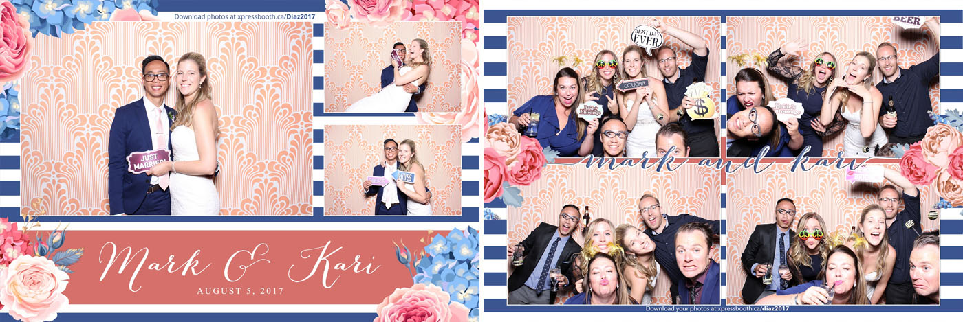 Mark & Kari's Canmore Wedding Photo Booth Rental at the Stewart Creek Golf & Country Club