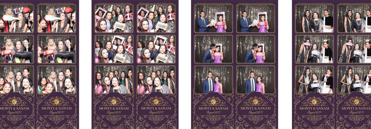 Monty and Sanam's Wedding Photo Booth at Civic on Third