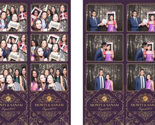Monty and Sanam's Wedding Photo Booth at Civic on Third