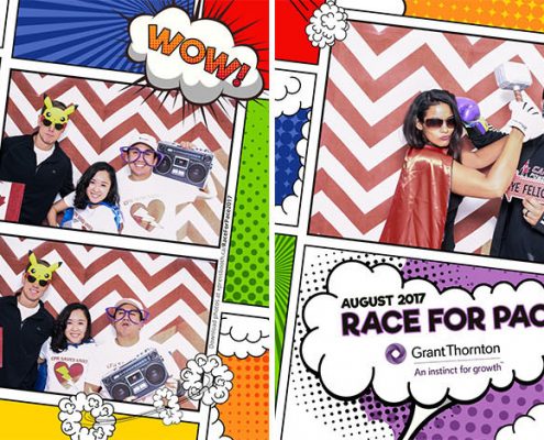 Race for Pace 2017 with Grant Thornton - photo booth for public events, non-profit, fundraising, marketing and promotionals