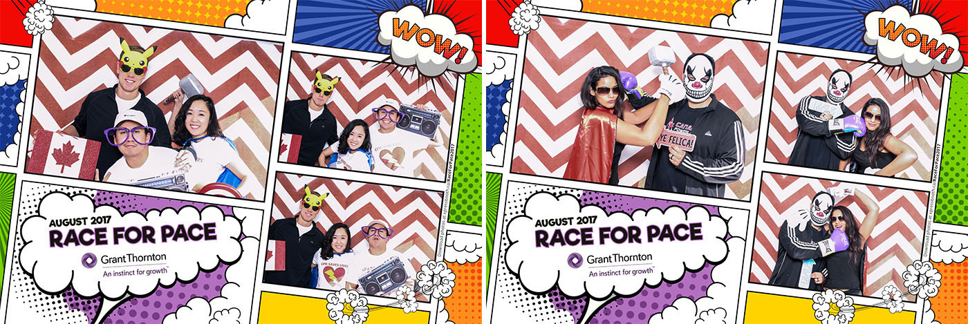 Race for Pace 2017 with Grant Thornton - photo booth for public events, non-profit, fundraising, marketing and promotionals