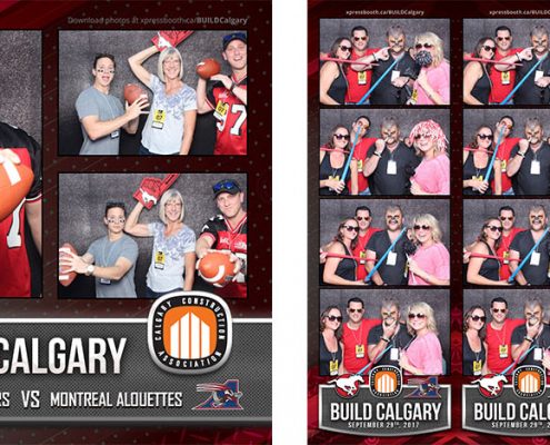 BUILD Calgary Stampeders Football Game Sports Event Photo Booth at the McMahon Stadium Calgary