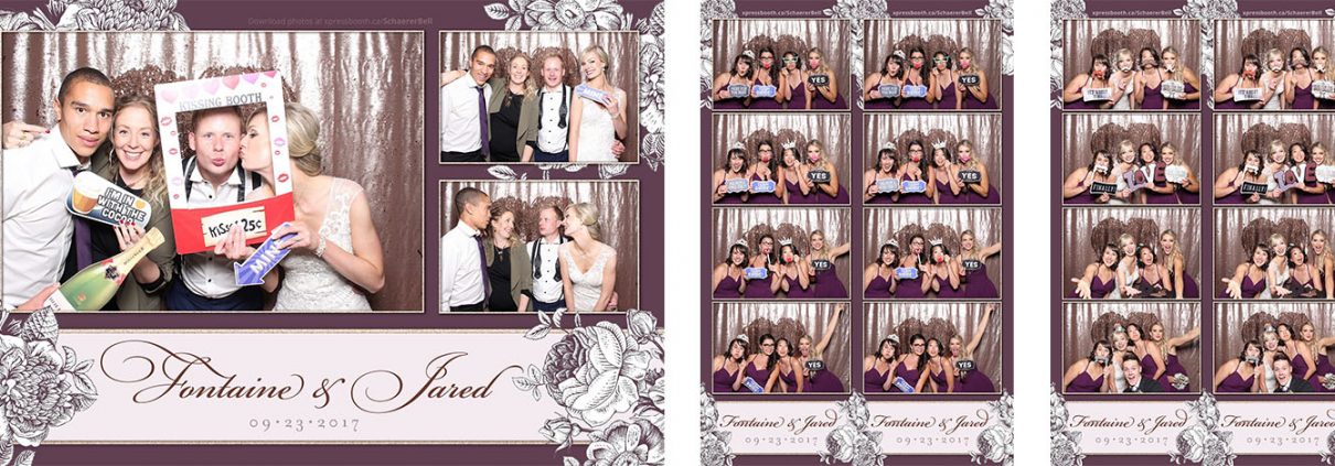 Fontaine & Jared's Wedding Photo Booth at the Delta by Marriott Calgary Downtown