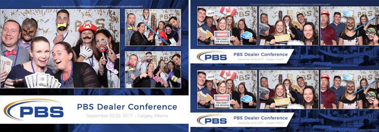 PBS Dealers Conference Corporate Event Photo Booth at the Westin Hotel Calgary