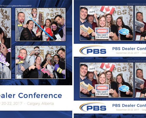 PBS Dealers Conference Corporate Event Photo Booth at the Westin Hotel Calgary