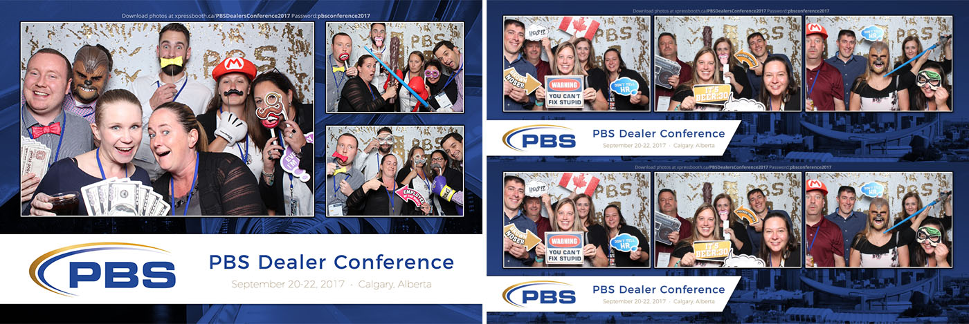 PBS Dealers Conference Corporate Event Photo Booth at the Westin Hotel Calgary